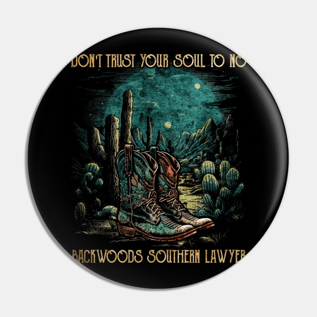 Day Gifts Southern Lawyer Vintage Classic Pin by DesignDRart