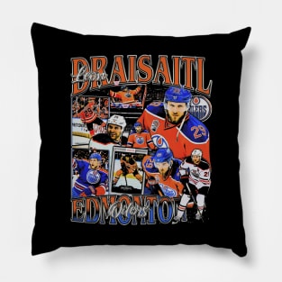 Leon Draisaitl Vintage Bootleg Pillow