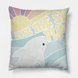 Save the Sea Puppies Pillow