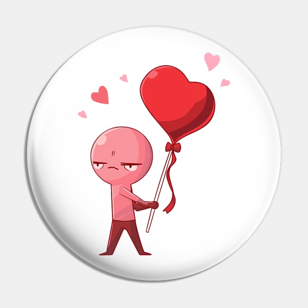Funny Anti Valentines Pin by Retroprints