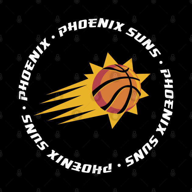 phoenix suns circle black - Phoenix Suns - Phone Case