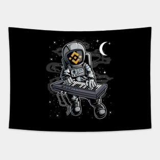 Astronaut Organ Binance BNB Coin To The Moon Crypto Token Cryptocurrency Blockchain Wallet Birthday Gift For Men Women Kids Tapestry