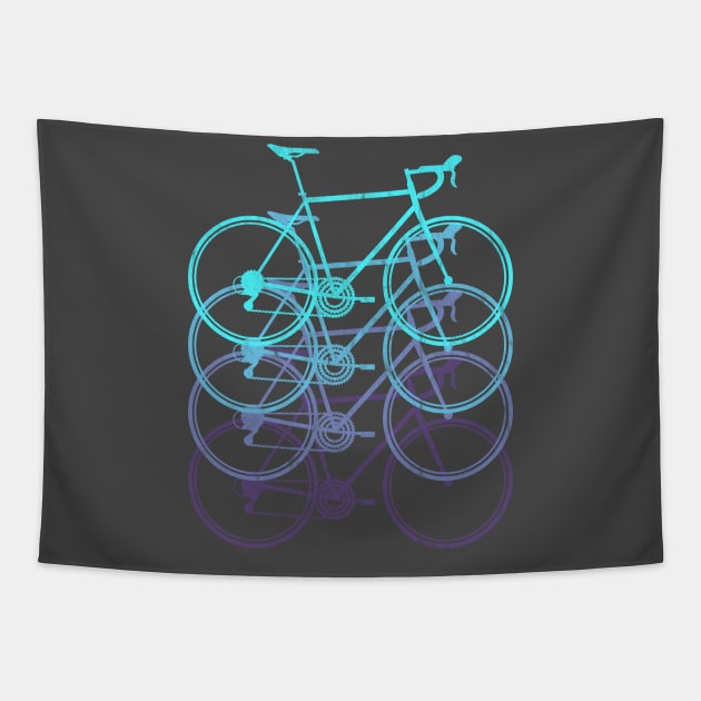 road bike race bike cycling bicycle biker cyclist gift Tapestry by TheOutdoorPeople