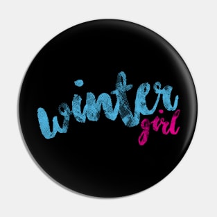 Winter Girl Pin