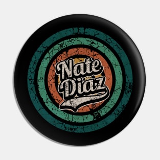 Nate Diaz // Retro Circle Crack Vintage Pin