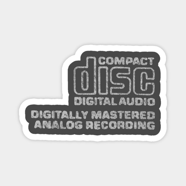 compact disc logo Magnet by MankySock