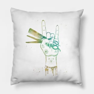 Hairstylist Art Pillow