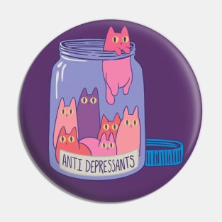 Cats Antidepressants Furry Love in a Bottle - Get Yours And Smile Today Pin