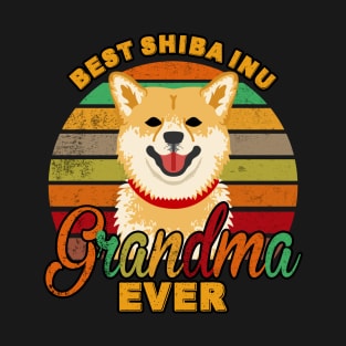Best Shiba Inu Grandma Ever T-Shirt