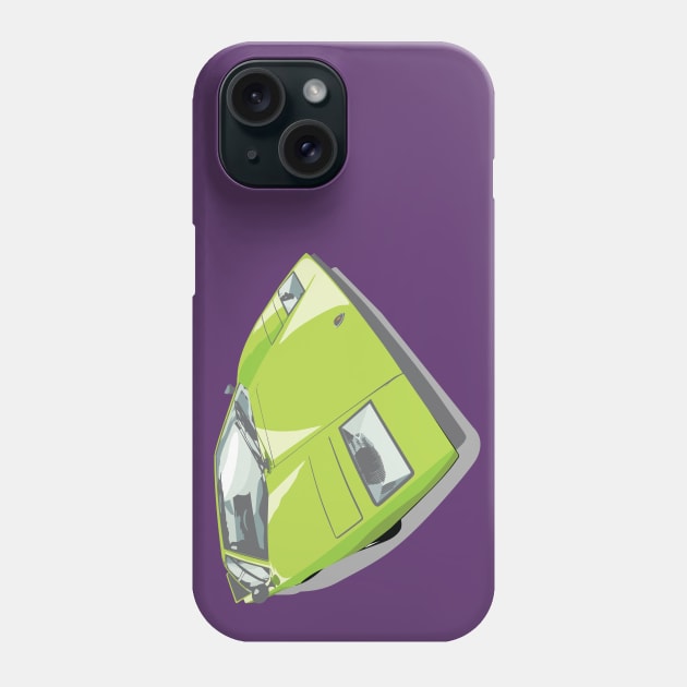 1970s Lamborghini Countach Phone Case by candcretro