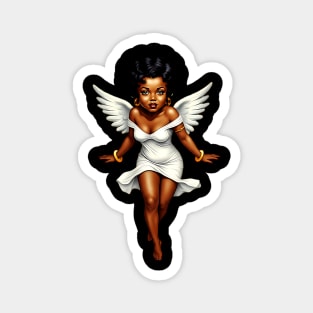 Cute Black Angel Magnet