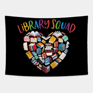 Library Squad Librarian Bookworm Book Tapestry