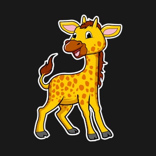 Giraffe Cartoon T-Shirt