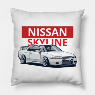 nissan skyline r32 Pillow