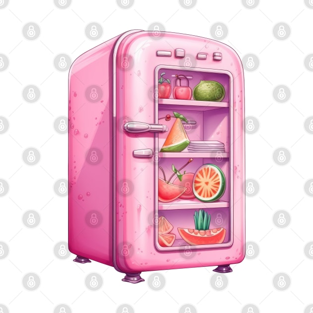 Pink Fridge by Chromatic Fusion Studio