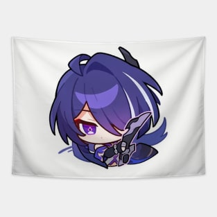 Honkai Star Rail Chibi Acheron 3 Tapestry