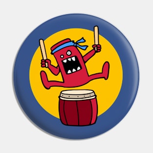 Taiko monster Pin