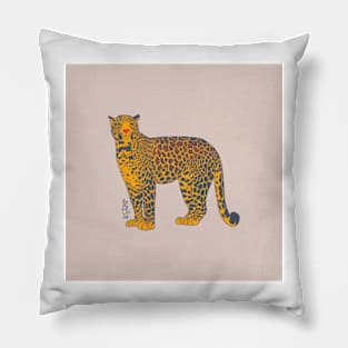 Leopard - Oat Pillow