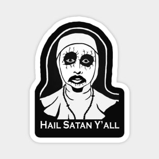 Oslo Black Hail Satan Y'all Magnet