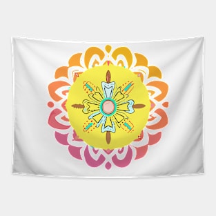 mandala Clamber drawingmandala Flutter stuffed Tapestry