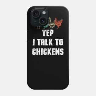 Funny Chicken Vintage Poultry Farmer Gift Phone Case