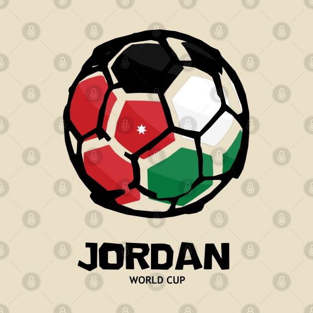 Jordan Football Country Flag by KewaleeTee