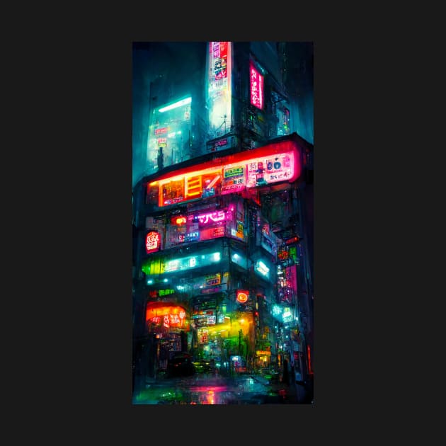 Neon City by DarkAgeArt