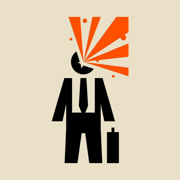 Exploding Businessman by schlag.art