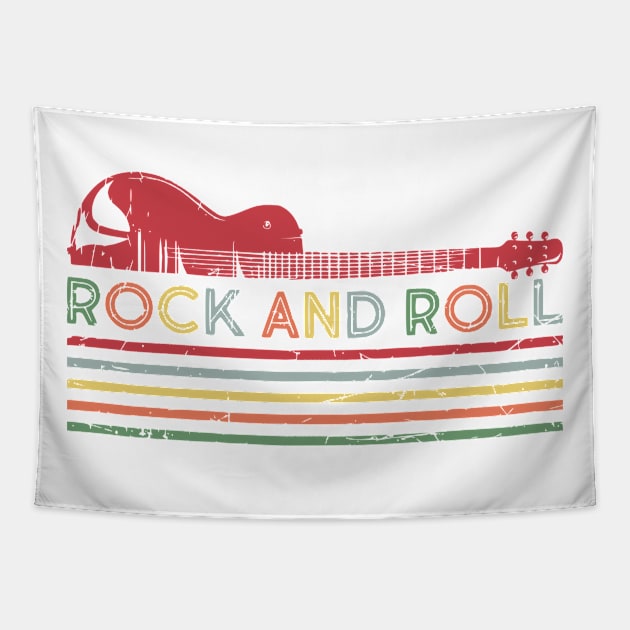 Rock and Roll Guitar Tapestry by Maison de Kitsch