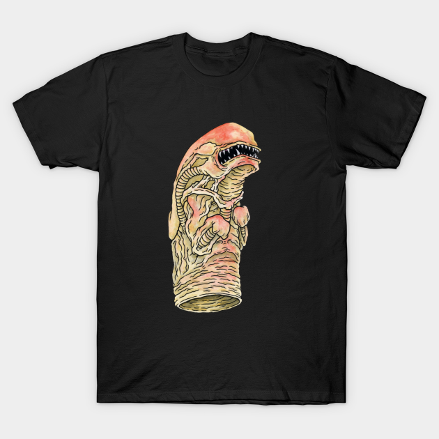 Chestburster Alien Horror Hand Puppet Alien T Shirt Teepublic De