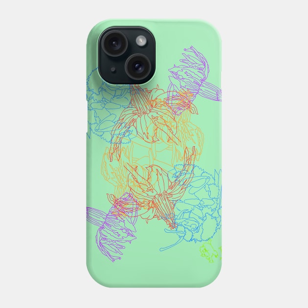 NEON FAUNA Phone Case by Yeti Ink ~ Yeti307