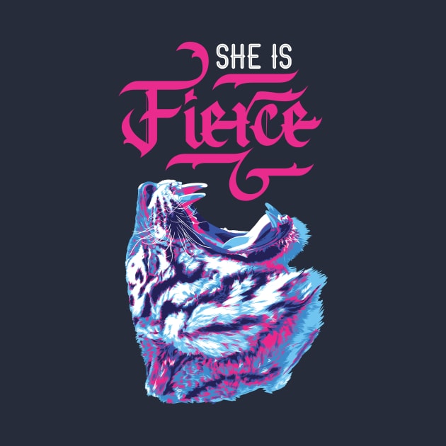 She is Fierce by polliadesign