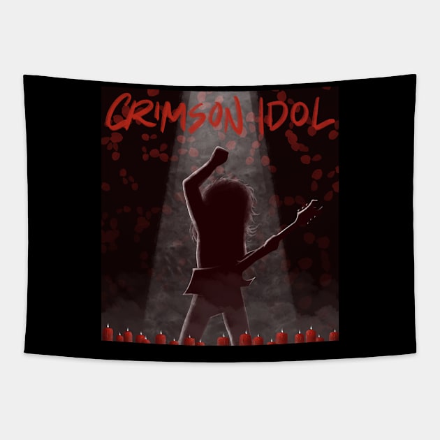 The Crimson Idol Tapestry by Heavy Metal Meow