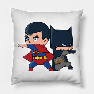 Сutie Bruce and Clark Pillow