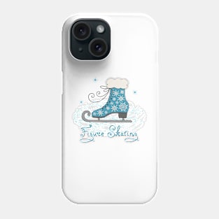 Figure skating pattern Phone Case