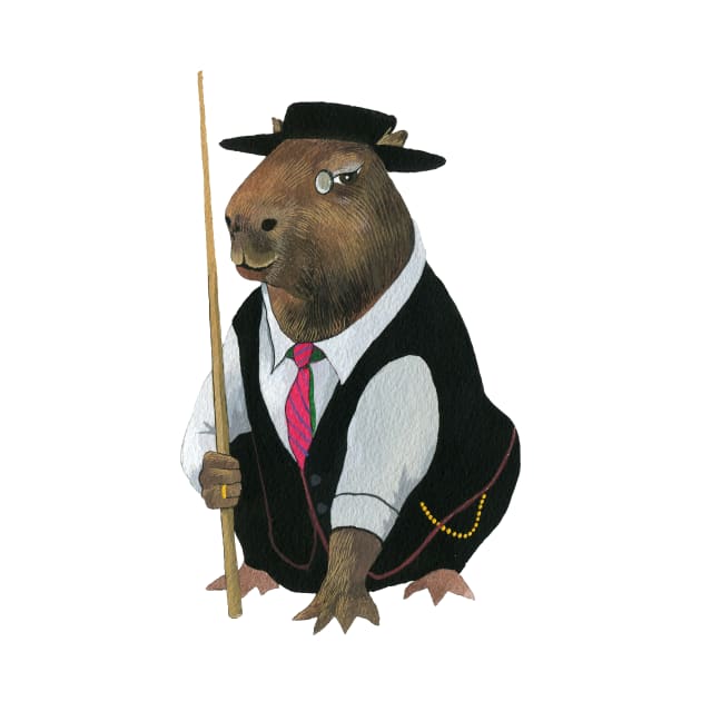 Capybara billiards Player by argiropulo