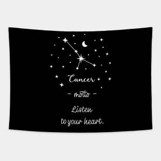 Key phrases of the zodiac signs: Cancer Tapestry