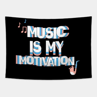 Music is my motivation Music Tapestry