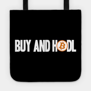 Plan B Buy and Hodl BTC Bitcoin Crypto Hodler Hold Tote