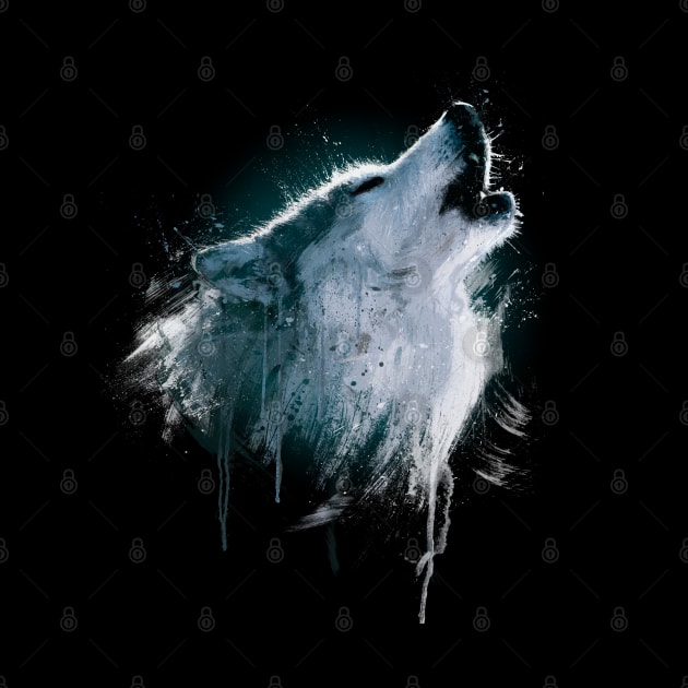 Alaskan Timber wolf by Cyberframe