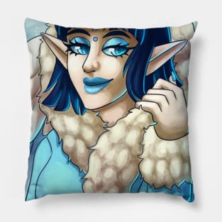 Taelia the Snow Faerie Pillow