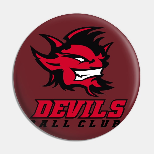 Devils Ball Club Pin by DavesTees