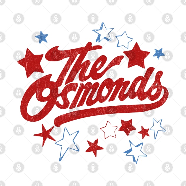 The Osmonds // Retro 1970s Faded Style Fan Design by DankFutura