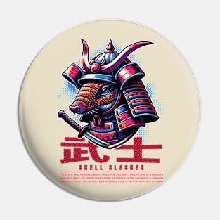 Warior Armadillo Samurai Shell Slasher Pin