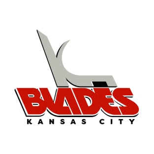 Retro Kansas City Blades Hockey 1990 T-Shirt