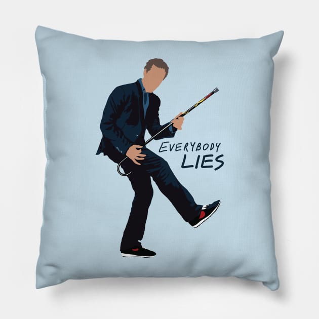 Everybody Lies - House M.D. Pillow by Pulp Culture