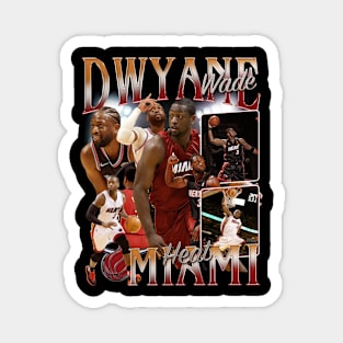 RETRO VINTAGE DWYANE WADE BOOTLEG Magnet