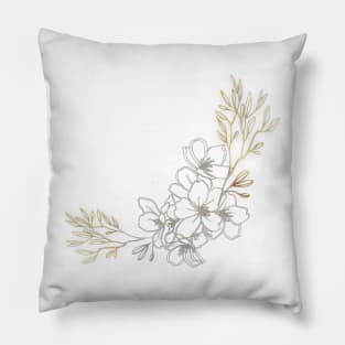 Vintage, aesthetic, cottagecore, fashion, love, romantic, soft aesthetic, flowers, sky, positivity, good vibes, music, fashion, art, artsy, unique, gifts Pillow