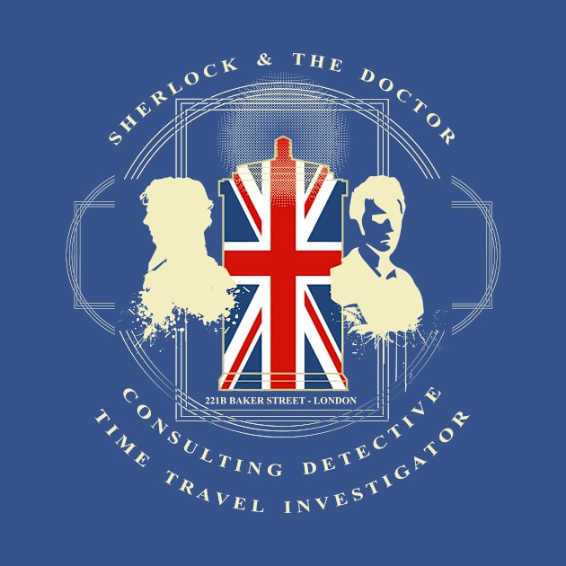 CONSULTING DETECTIVE & TIME TRAVEL INVESTIGATOR by KARMADESIGNER T-SHIRT SHOP