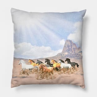 Valley of the Horses Pillow